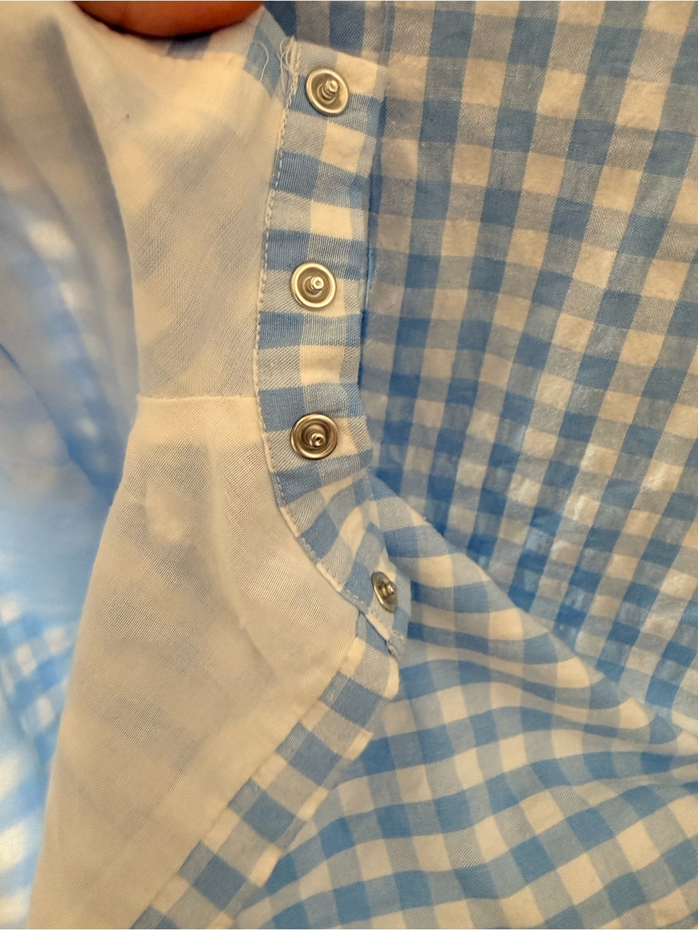 Cecil and Lou Seersucker Gingham Jon Jon Size 2T - Picture 6 of 8